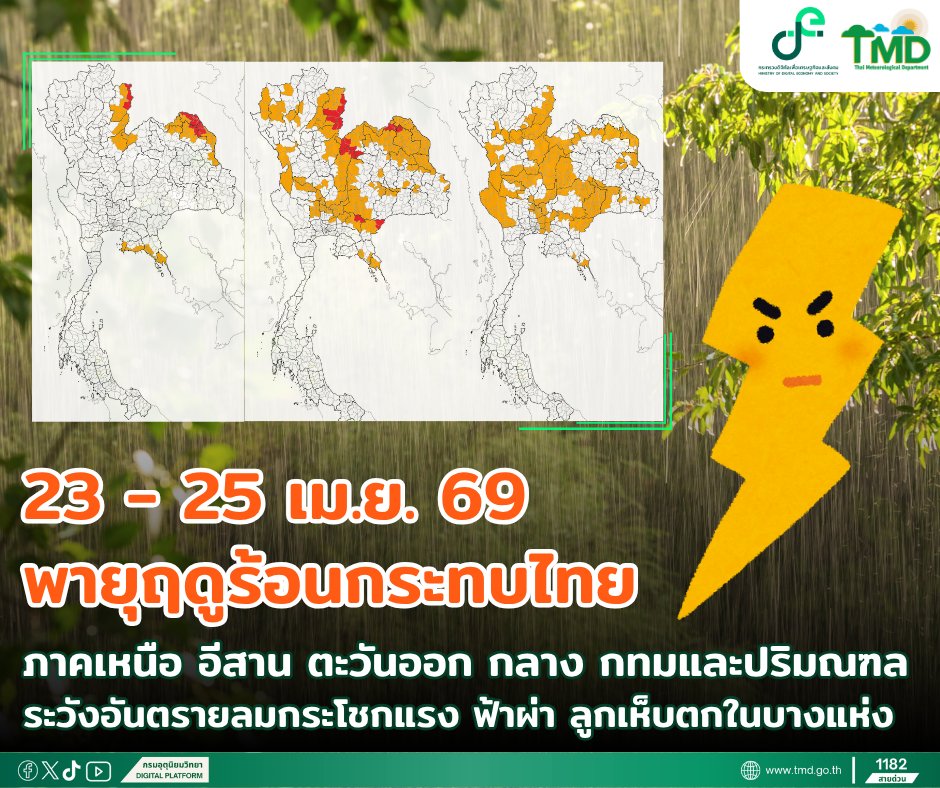กรมอุตุนิยมวิทยา tweet media