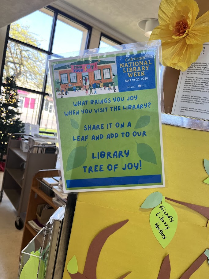 Detroit Library tweet media