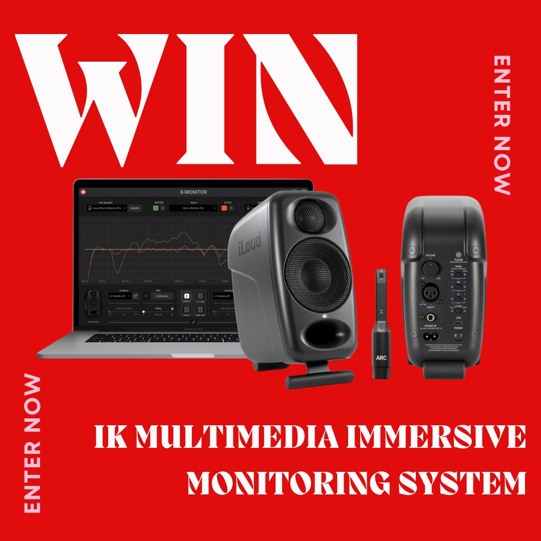 soundonsoundmag's tweet image. In this exclusive SOS #competition we have teamed up with @ikmultimedia to give one lucky reader the chance to win their iLoud Micro Monitor Pro Immersive Bundle: a complete Atmos-friendly solution comprising no fewer than 11(!) iLoud Micro #Monitor Pro speakers, plus an ARC