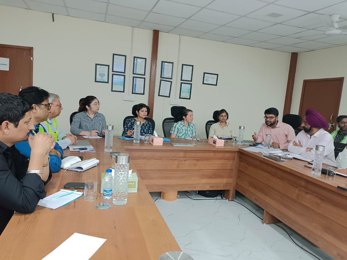 LudhianaSWSP's tweet image. A joint team of WB–AIB reviewed E&amp;amp;S aspects of @LudhianaSWSP. With 28% growth, the team appreciated the pace of the project and also suggested further strengthening E&amp;amp;s monitoring, safety, public engagement &amp;amp; documentation.
#Ludhiana #WaterSupplyProject #WorldBank #AIIB #EHS