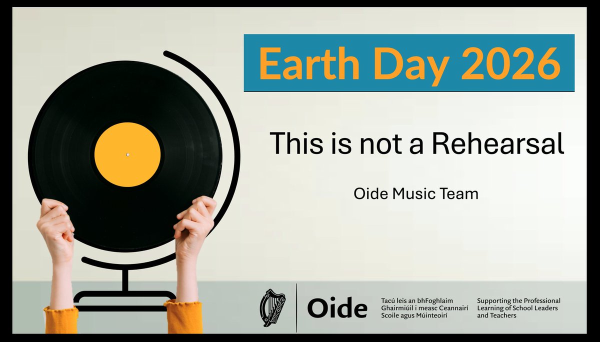 Oide_Music's tweet photo. Ag ceiliúradh Lá na Cruinne 2026 le chéile 🌏

@Oide_Ireland @CoggOid  @Education_Ire @SSEinspectorate @PPMTA @DrumcondraESC @SMEInews @ArtsEdPortal_ie @NCH_Music https://t.co/YaCqxTVd2D
