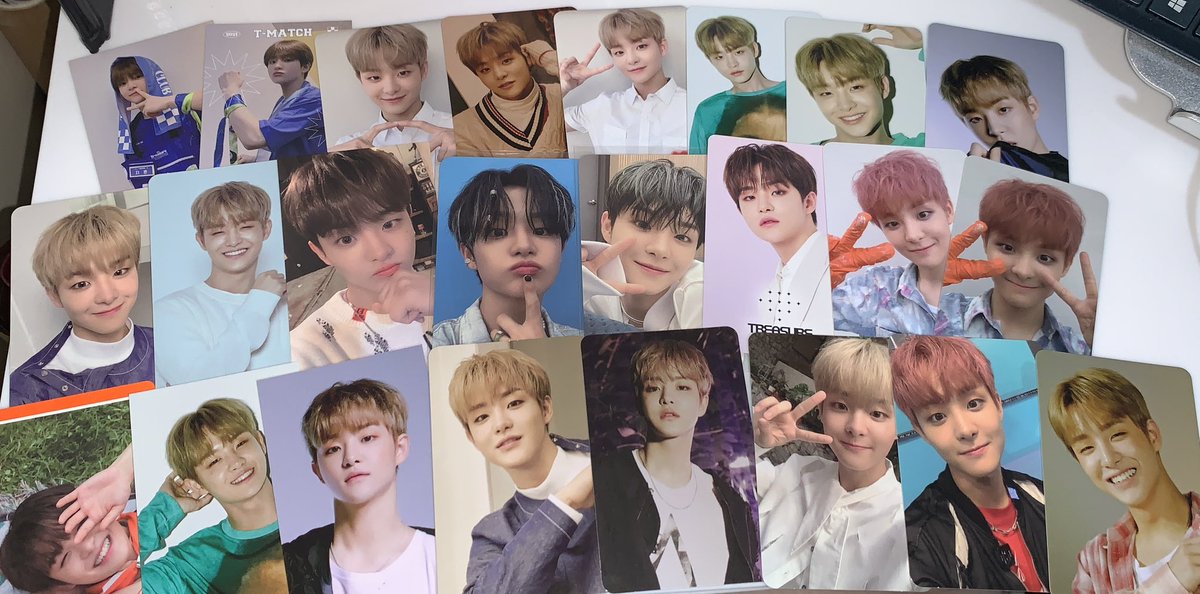 loeystudio_27's tweet photo. photocards:

wts lfb treasure junkyu jihoon pc 포카 양도 https://t.co/CjAGAKtIIu