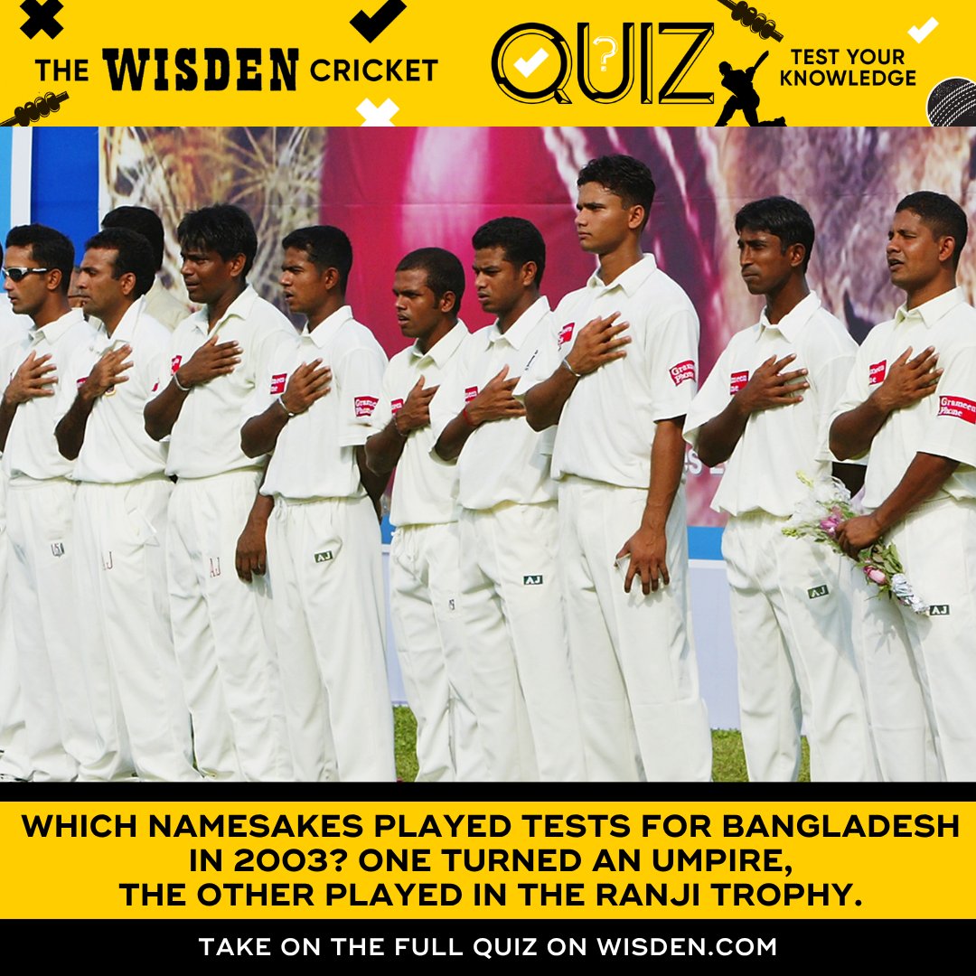 Wisden tweet media