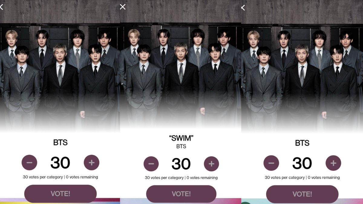 🗳️LEMBRETE DE VOTAÇÃO  

categorias: Artist of the year / Song of the summer / Best male Kpop Artist 

🔗:vote.theamas.com

VOTE FOR BTS ON AMAs
BTS AMAS 2026 
#VoteForBtsOnAmas