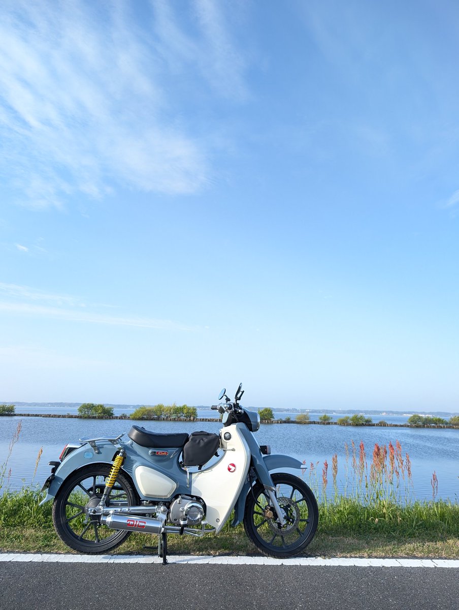 #無言でHONDAのバイク乗りは写真をのせる