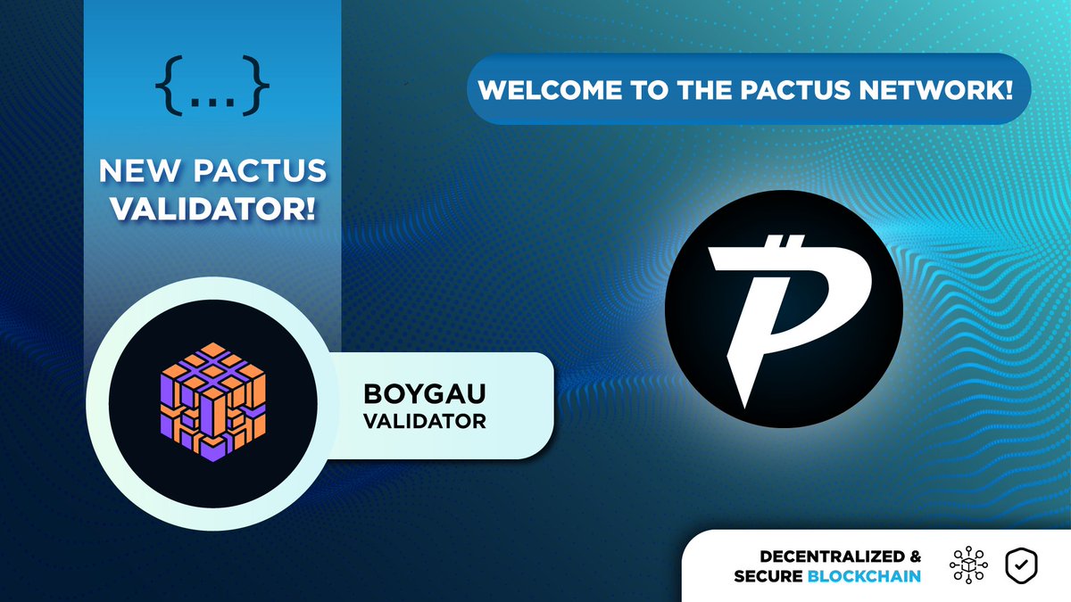 Pactus Blockchain tweet media