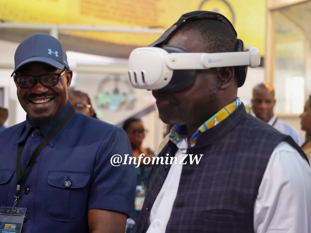 InfoMinZW's tweet image. Minister @HonZhemuSoda today toured Ministry parastatals exhibiting at the ongoing #ZITF2026 in Bulawayo.He expressed satisfaction at the pace at which ZBC, Zimpapers, BAZ, ZIFTESSA and Transmedia are modernising their operations in line with the national vision.
#Vision2030