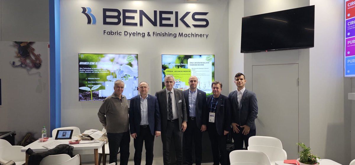 BeneksM's tweet photo. Great start and exciting connections on Day 1 at Techtextil 2026! 

A big thank you to everyone who visited the Beneks stand on the first day of Techtextil 2026 in Frankfurt. https://t.co/L5n7W9ZQQ2