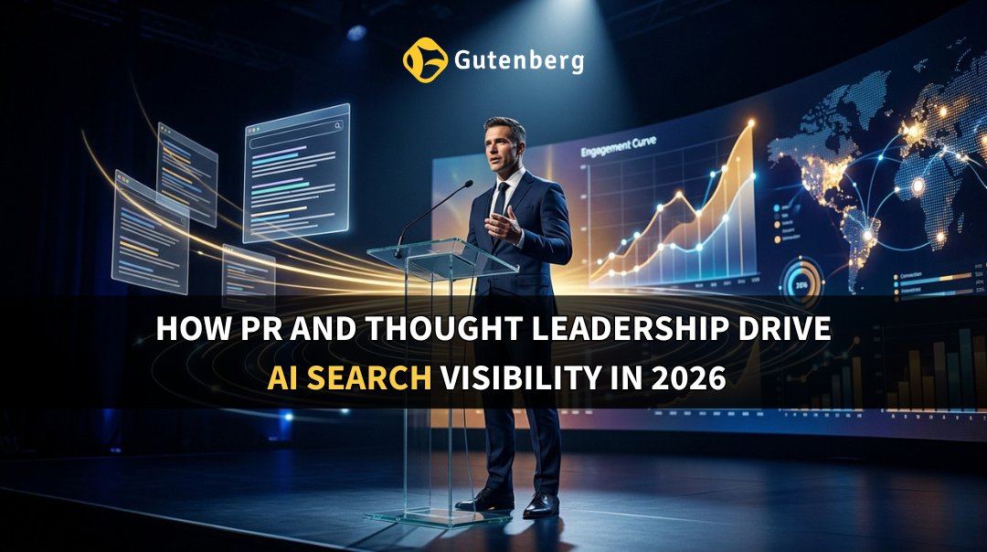 the_gutenberg's tweet image. In 2026, visibility isn’t about ranking, it’s about being referenced. That’s where PR + thought leadership come in. If your brand isn’t part of the conversation, it won’t be part of the answer.

Read the blog here
👉 thegutenberg.com/blog/pr-though…

 #AEO #GEO #ThoughtLeadership #PR