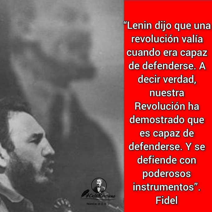 “Y quizás no haya página más hermosa que las páginas de aquella lucha de Lenin en defensa del pensamiento revolucionario". #Fidel
#100AñosConFidel
#TenemosMemoria
#LaHabanaViveEnMí