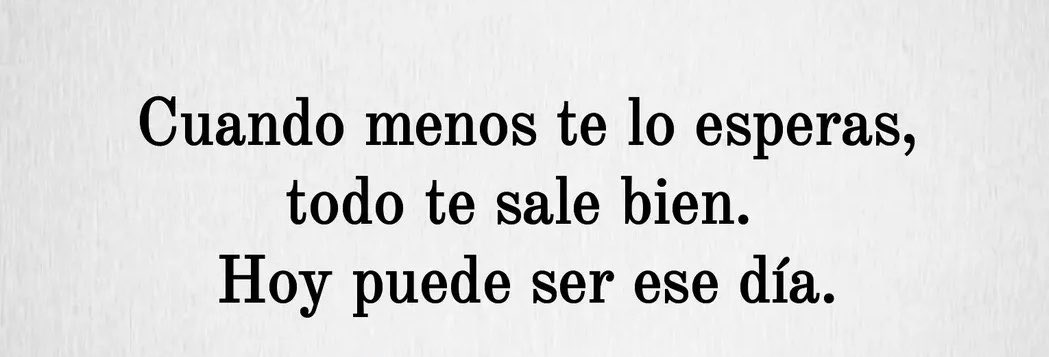Que hoy sea!
Buenos días! ☀️