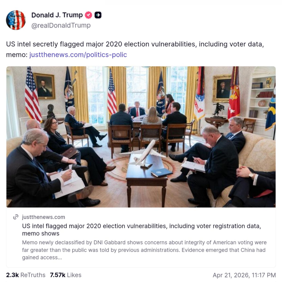 The SCIF tweet media