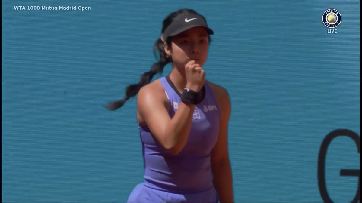 OneSportsPHL's tweet image. FIRST MISSION IN MADRID DONE ✅🇵🇭

Alex Eala shows composure and firepower as the Filipina tennis ace sweeps past Russian Anastasia Pavlyuchenkova, 6-3, 6-3, to advance in the Round of 64 of the 2026 WTA Madrid Open.

#WTA #AlexEala #MadridOpen #MMOpen

📸 Premier Sports 2