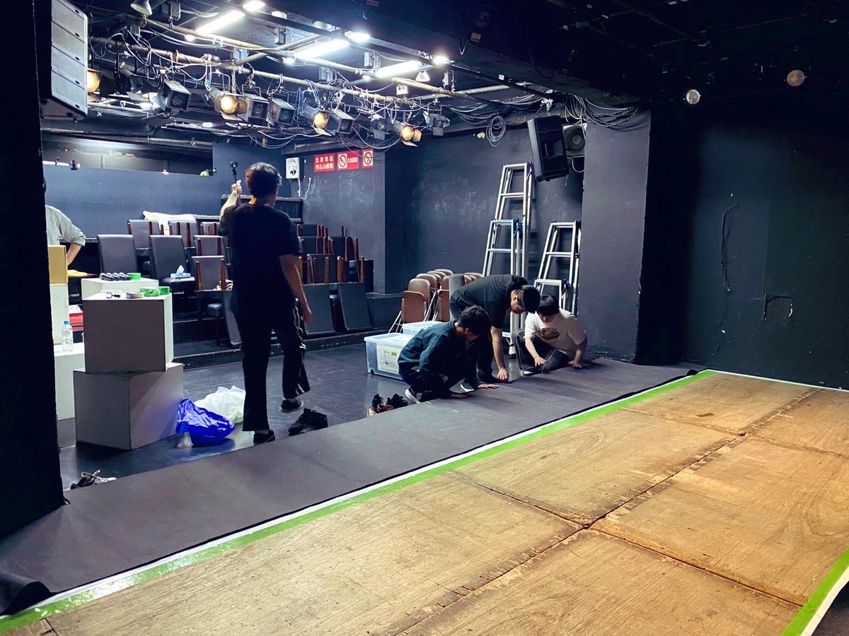 #原付シネマ 第3回公演 #コンジシ
本日小屋入りでした！

明後日から本番！まだお席ありますのでぜひ！