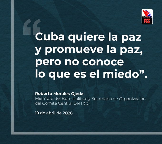 Somos un país de paz que ejercerá su legítimo derecho a la defensa si osaran agredirnos. No albergamos la más mínima duda: #CubaVencerá