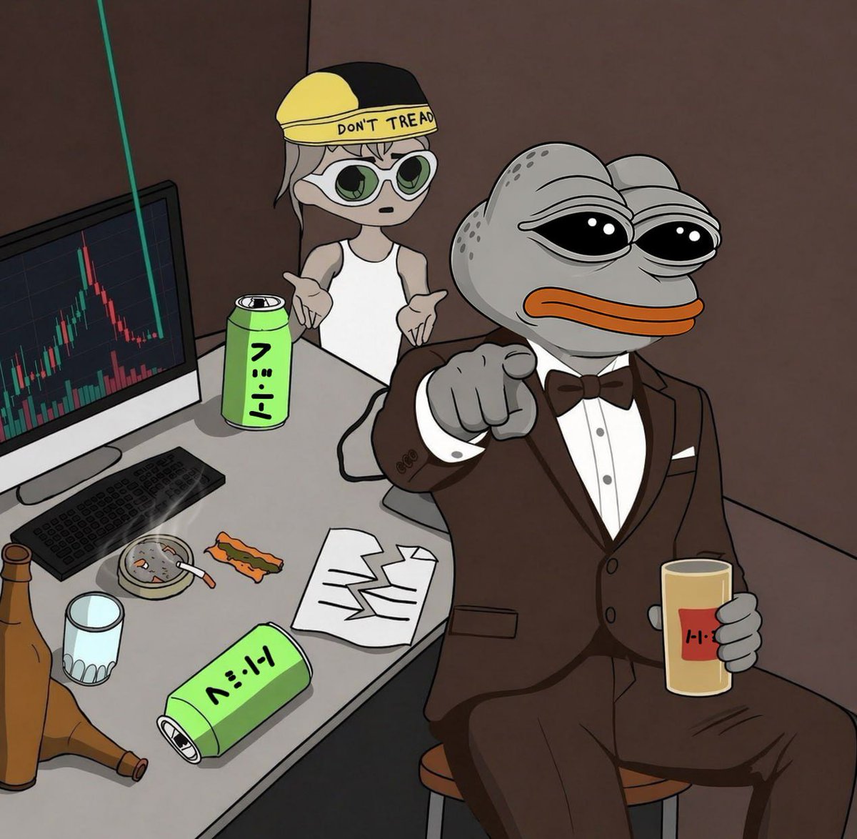 Alien Pepe tweet media