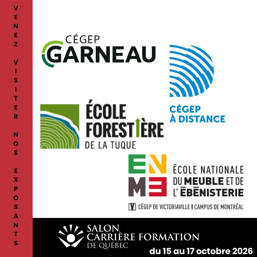 SCFQC's tweet photo. Venez visiter nos exposants au SCFQ 2026, du 15 au 17 octobre prochains ! https://t.co/tZSpQ1l5hF