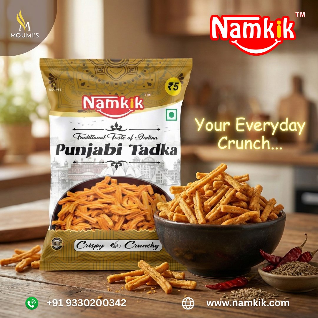 Namkik_snacks's tweet image. Crunch that speaks, flavor that stays 😋
Namkik Snacks — your anytime, anywhere munch partner!

#snacks #snacktime #TastyTreats #Crunchyroll #crunchy #crunchtime #munchtime #munchies #tasteofindia #indianfood #DesiTaste