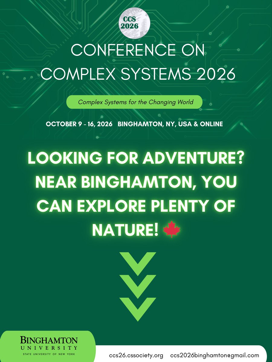 Conference on Complex Systems tweet media