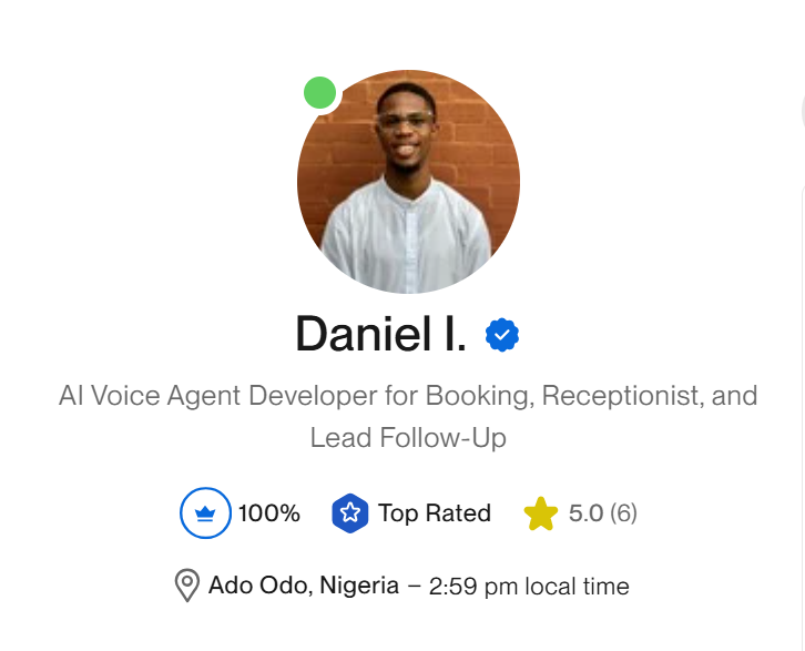 Daniel | AI Voice Agent Developer tweet media