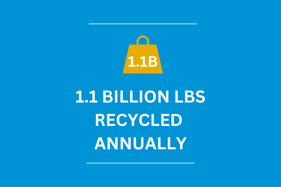 VantageVinyl's tweet photo. On #EarthDay, we’re celebrating real, measurable progress. 🌎

More than 1.1 billion pounds of PVC are recycled each year in the U.S. and Canada. Durable materials + established recycling systems matter.

#RecyclingIsReal #Sustainability #EarthDay2026 https://t.co/d57zkwycin