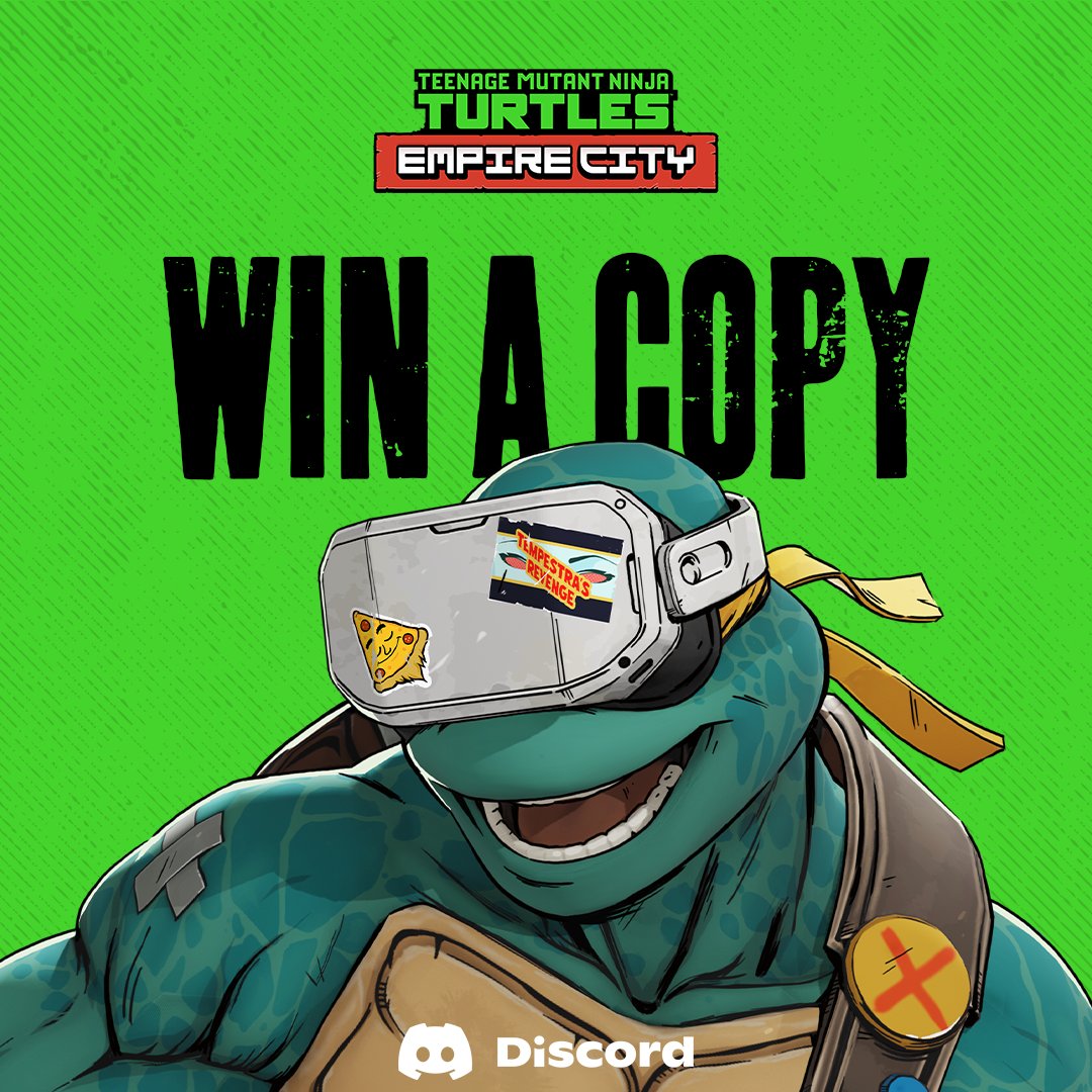 Want to win a free copy of Teenage Mutant Ninja Turtles: Empire City? 🤷

We're giving away a key (for Steam or Quest) right now on our official Discord server 👀

#️⃣ #TMNT | #VRGaming
