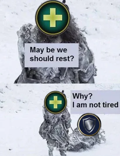 WarcraftMeme's tweet image. How it feels to need mana #warcraft