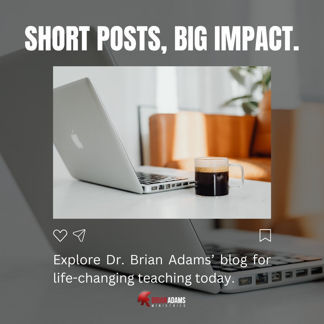 DrBrianAdams's tweet image. Step into God’s truth and let it move in your life.

There’s powerful teaching waiting for you on Dr. Brian Adams’ blog: brianadamsministries.com/bamblog/

#BrianAdamsMinistries #PowerOfGod #FaithInAction #WalkInFreedom #LifeChangingTeaching #GodsWord