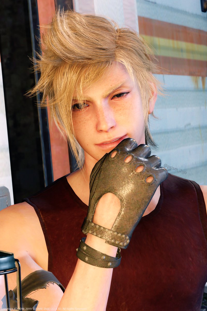 イタズラな笑顔
#FF15 #Prompto #プロンプト
