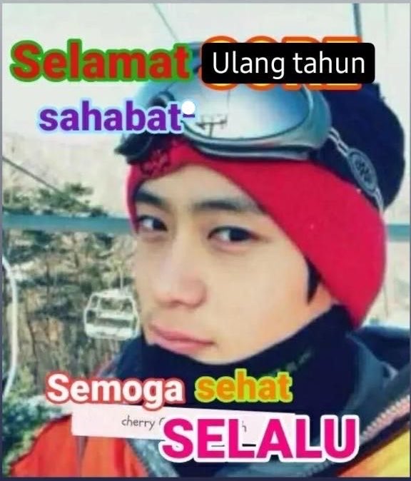 HBD BROTHER! 🥳🤘 Semoga panjang umur, sehat selalu, dan dilancarkan segala galanyaa. Pokoknya Kaka yang terbaik deeeh, jangan sampe loyooo ya ka. Keep cool dan tetap menyala! Abangku!🕶️🔥💥