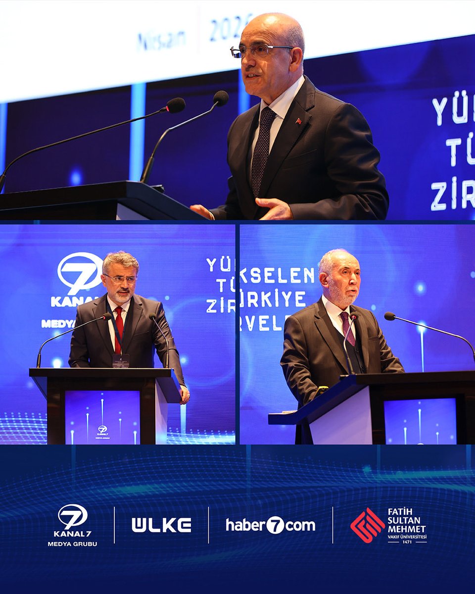 fsmvu's tweet photo. “Yükselen Türkiye Zirveleri” kapsamında düzenlenen “Küresel Ekonomik Dönüşüm Çağında Finansal Riskler ve Türkiye’nin Seçenekleri” Paneli, Haliç Yerleşkemizde gerçekleştirildi.

Hazine ve Maliye Bakanımız Sayın Mehmet Şimşek’in ana konuşmacı olarak katıldığı program, Kanal 7 Medya Grubu Yönetim Kurulu Başkanı Zekeriya Karaman ve Rektörümüz Prof. Dr. Nevzat Şimşek’in açılış konuşmalarıyla başladı.

Zirvede, Türkiye’de uygulanan ekonomi programının üçüncü yılı değerlendirilirken, 2026–2028 dönemine ilişkin yol haritası ve küresel finansal risklerin ülkemize olası etkileri kapsamlı şekilde ele alındı.

Programın devamında, alanında uzman isimler ve akademisyenlerin katılımıyla gerçekleştirilen panelde, küresel ekonomik dönüşüm sürecinde Türkiye’nin finansal risklere karşı geliştirebileceği stratejiler çok yönlü olarak değerlendirildi.