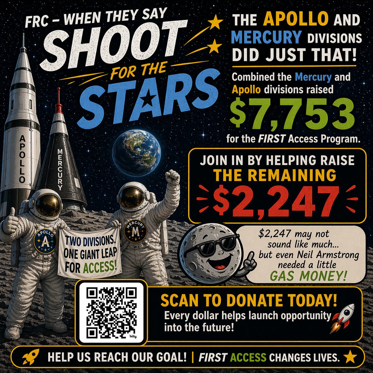 FIRSTinTexas's tweet photo. Hello FIRST in Texas community.  Please help FIRST Access reach their goal.  Thank you to everyone who's contributed so far.  https://t.co/13MOR3kPb2 https://t.co/gv97vhHnXR