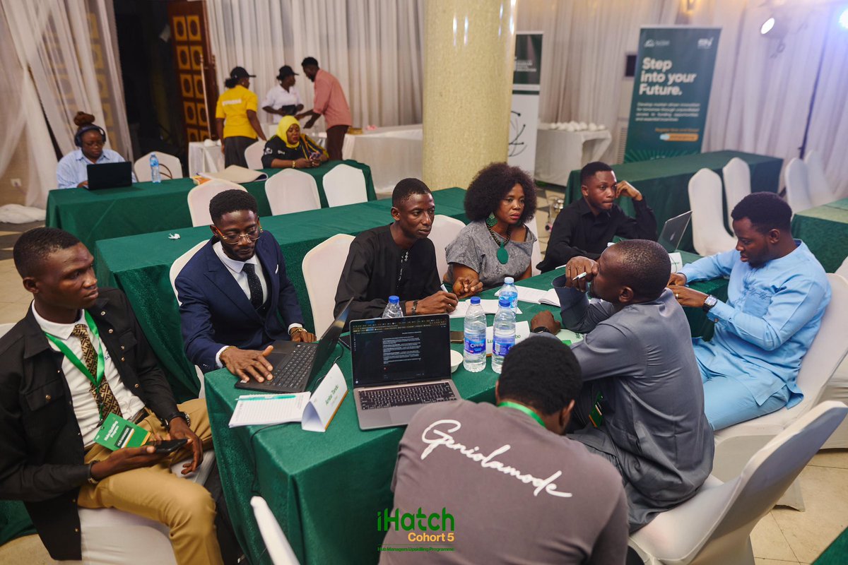 ONDINigeria's tweet photo. In between learning and planning, there were laughs, side conversations, and moments of genuine connection. Beyond building systems and structures, this journey is also about people, relationships, shared energy, and the moments that make it worthwhile.
#iHatchCohort5 #TechHubs #InnovationinNigeria #ondi #nitda
