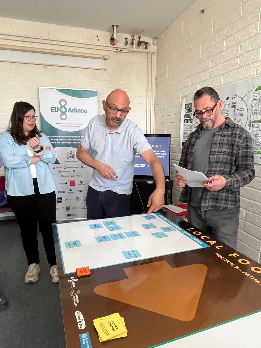 eu4advice's tweet photo. Everything is ready for the second day! We are working on the "Local Food Canvas"! 🌱  We are discussing where the power is and where the money goes. Consumers should be more aware of the power he/she has. Short Food Supply Chains are key!

#LocalFoodCanvas #IrishLivingLab #SFSC https://t.co/CE6R0AL0I4