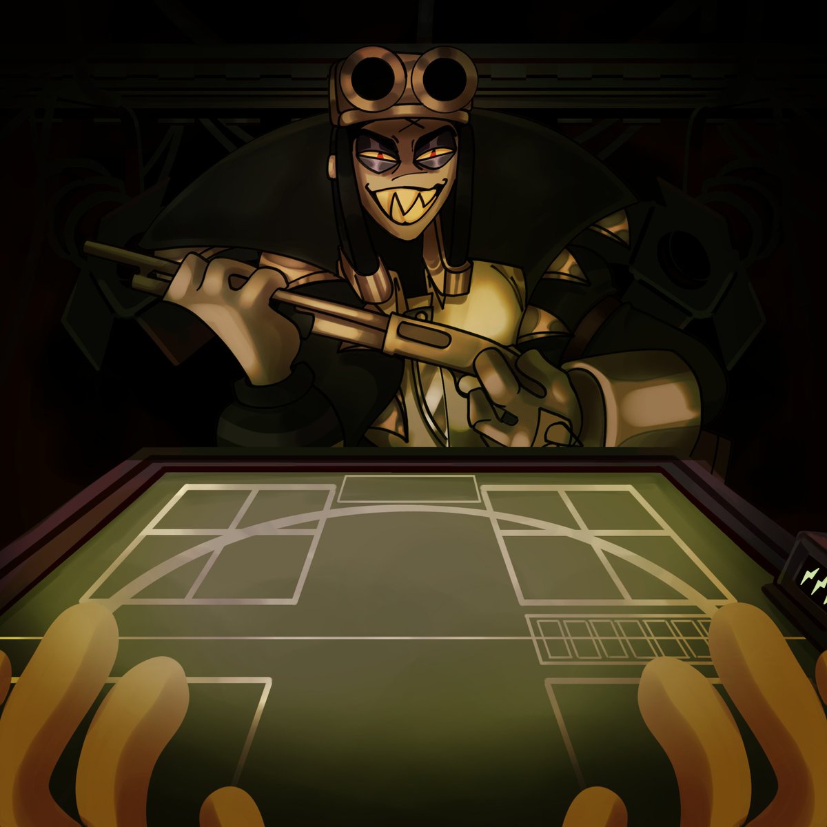 NikkoMino's tweet image. SMG4 AND BUCKSHOT ROULETTE????
Wpnz is gonna enjoy this moment 
#smg4 #mrpuzzles #mrwpnz #gunshow #buckshotroulette #art