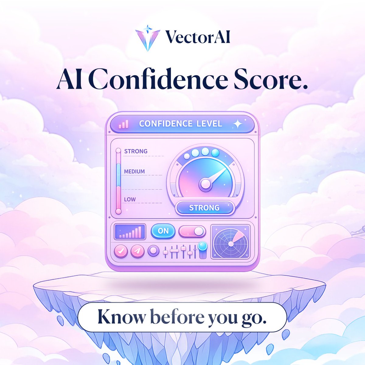 VectorAI_Global's tweet photo. Trend, sentiment, depth — one AI score.📊

No more guessing.

#VectorAI gives you confidence score &amp; risk level before you enter a trade.🧠 https://t.co/fWGHMIlOox