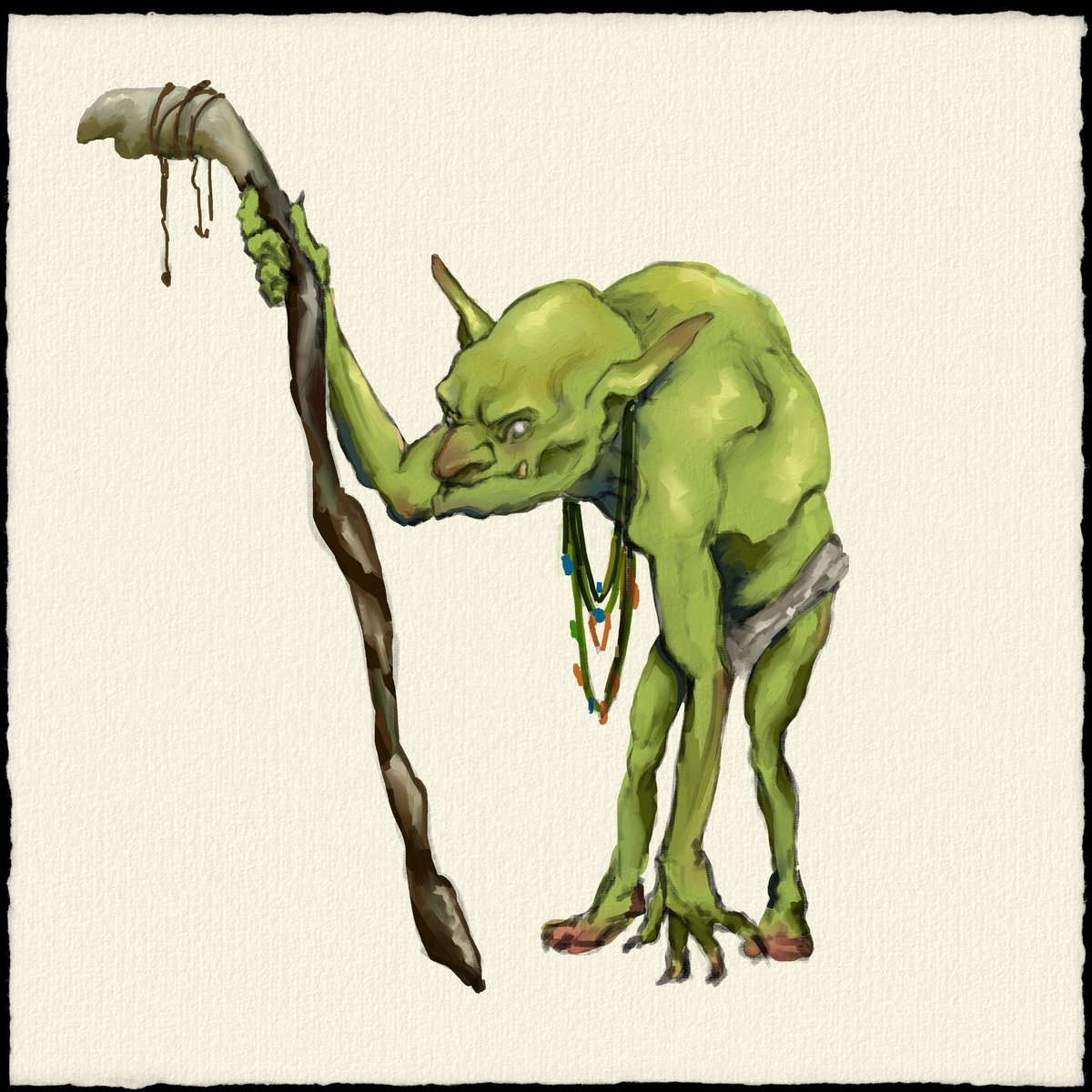 my ugly stinky goblins i made for dnd 

#dnd #goblin #art