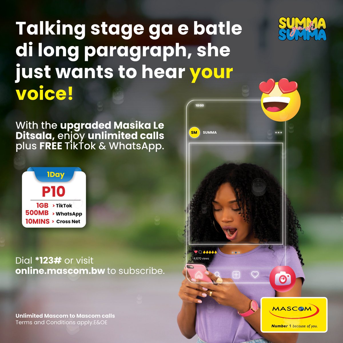 Mascom tweet media