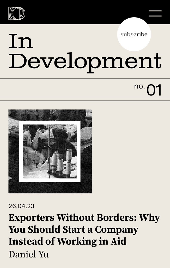 In Development tweet media