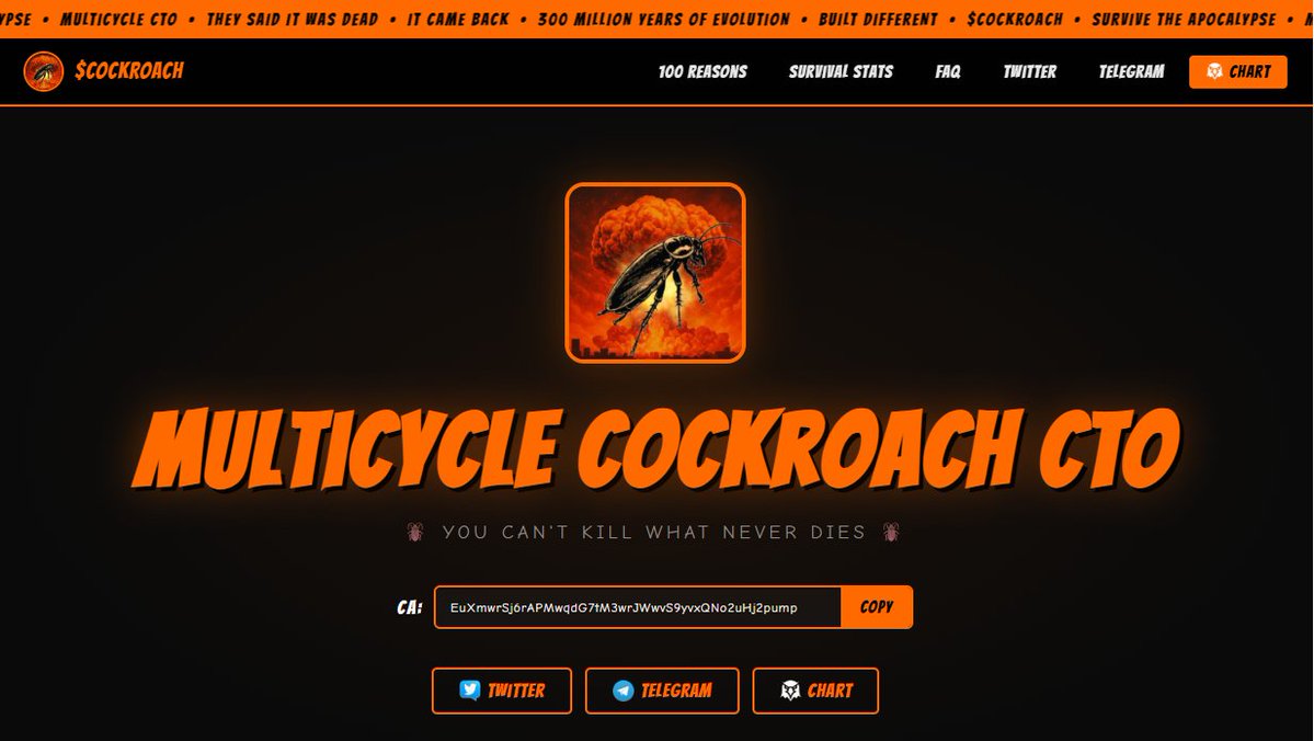 Multicycle Cockroach tweet media