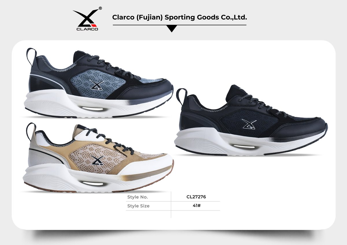 clarcoluis's tweet image. Sneaker Updated:chinashoessupplier.com
Want to learn more? Please PM or contact me at sales02@clarco.com 
Need to know more or having your OEM/ODM styles, please contact WhatsApp: +8615959999141  #Sneakers #Shoes #Footwear #FitnessFootwear #SportsFashion #ShoesSupplier #OEM #ODM