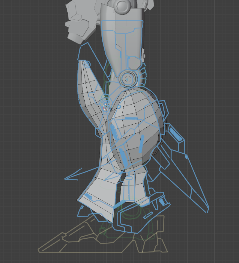 CG_Genius_Panda's tweet image. 【超クオリティで制作計画！】WIP１１[Hi-vGUNDAM]
脚を制作中...最近WIPが前より伸びる機会が減ってきました、恐らく投稿するときの見せ方が良くないんだと思います。CGの勉強も大事ですが、投稿の仕方も考えないといけませんね...！
#Blender #B3d #3DCG #mecha