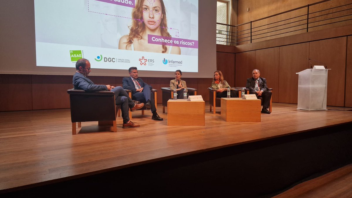 DGConsumidor's tweet image. 📍 Foi lançada ontem, na Biblioteca Municipal Almeida Garrett, no Porto, a campanha “Não é só estética. É saúde.”, uma iniciativa conjunta da #ASAE, #DGC, #ERS e #INFARMED, I.P..

Conheça a campanha aqui: ers.pt/pt/campanha-cu…

#NaoESoEsteticaESaude #Saúde #Estética #Segurança