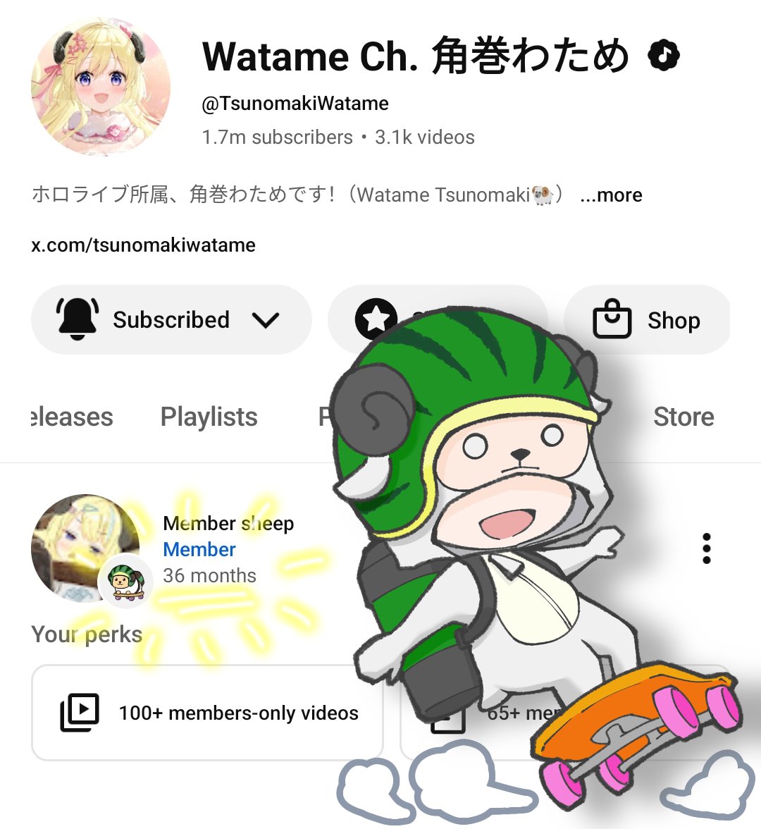 WChin1997's tweet photo. Uber Sheep🐏💨
#わためいと 
#つのまきあーと https://t.co/91XSx6LHzy