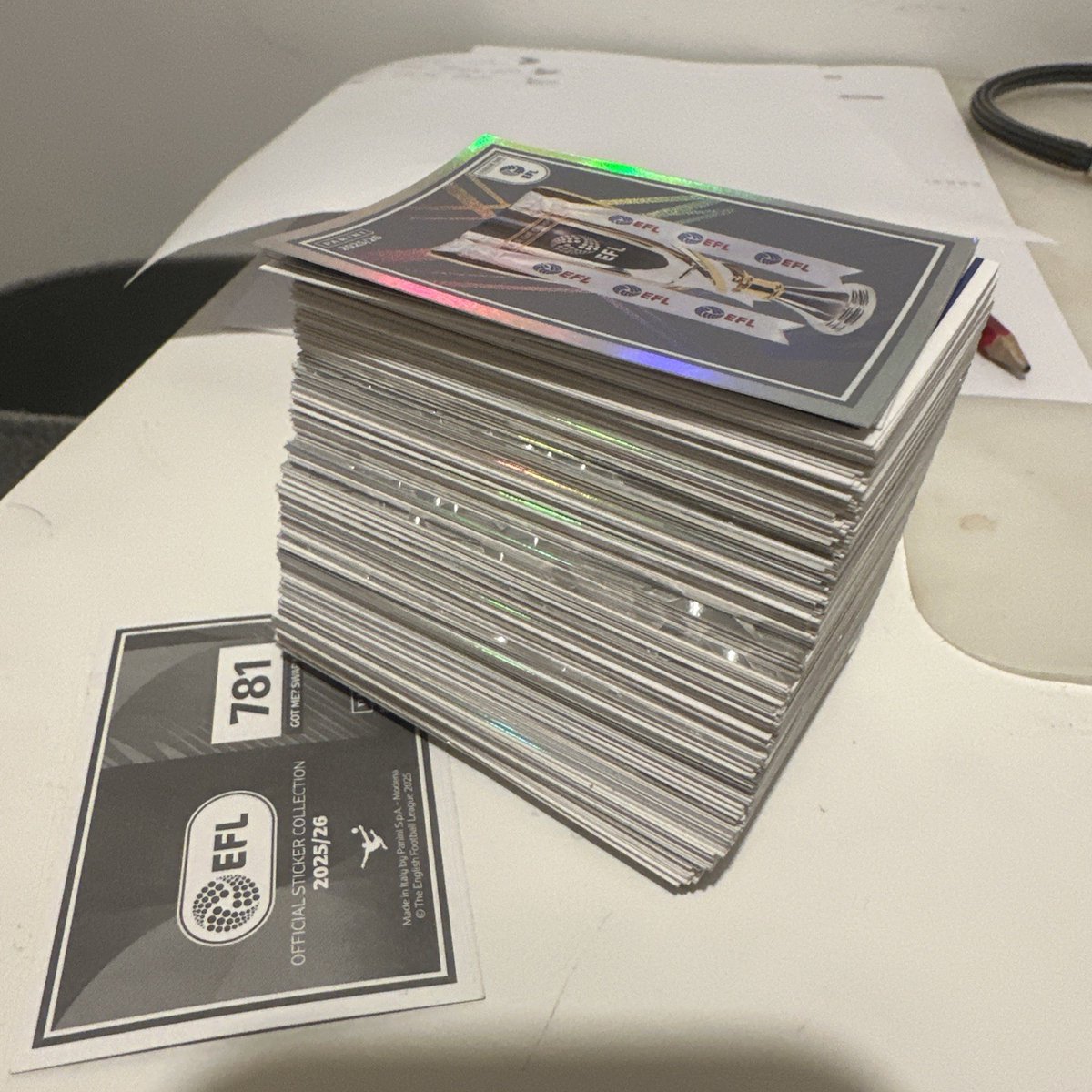 PaniniCardsUK's tweet image. 299x Panini EFL 2026/26 Stickers, No Duplicates

Ends Thu 23rd Apr @ 8:40pm

ebay.co.uk/itm/1982871487…

#ad #Panini #PaniniFootball