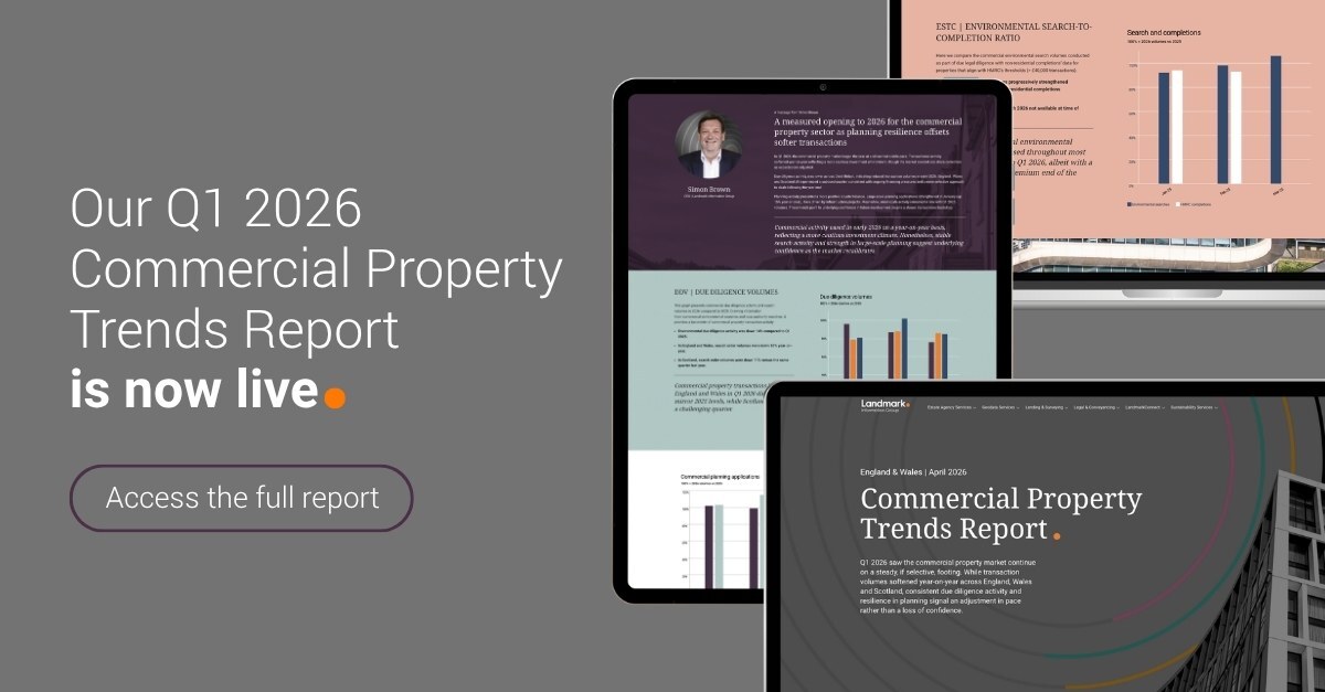 Metropix's tweet photo. Our Q1 2026 #CommercialPropertyTrends report is now live. Overall activity slowed but stability held in the commercial property market in Q1 2026.

Explore the full Q1 analysis, including planning, due diligence and environmental search insights: 

https://t.co/aJvnKbpCo1 https://t.co/16bfjhjPfL