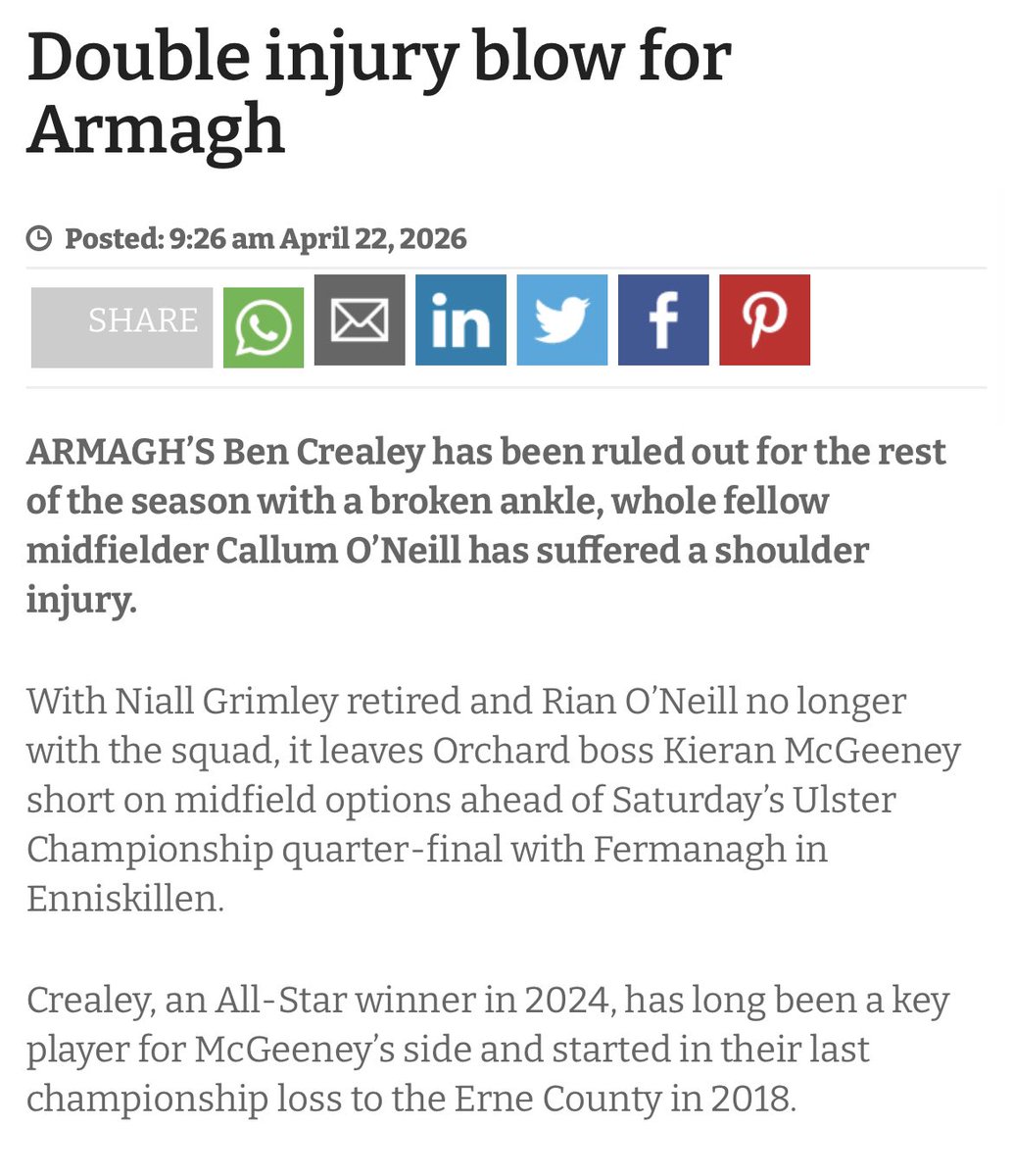 Armagh Fans 🟠⚪️ tweet media