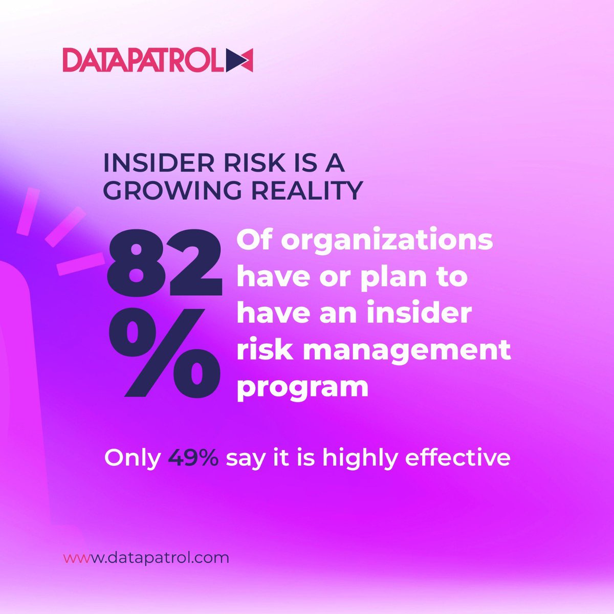 datapatrol_dp's tweet photo. Organizations are investing in insider risk programs. The next step is turning that investment into real prevention.

Prevention is what defines security maturity, and where the biggest impact is made.

👉 Swipe to learn more

#InsiderRisk #CyberSecurity #VisualDataSecurity https://t.co/TUBvKemUXe