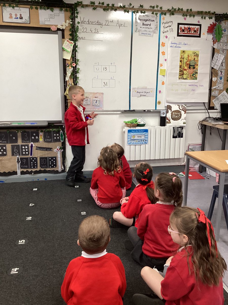 MissSingleton8's tweet photo. Presenting our maths knowledge as mini teachers was a fantastic hook, allowing us to develop our oracy skills to present. 
We are fantastic at facing the speaker and showing how to listen.
The next generation of teachers blossoming in Heron!
@Pawlettprimary @SJeffriesPPSA https://t.co/pJKGmTHJ7f