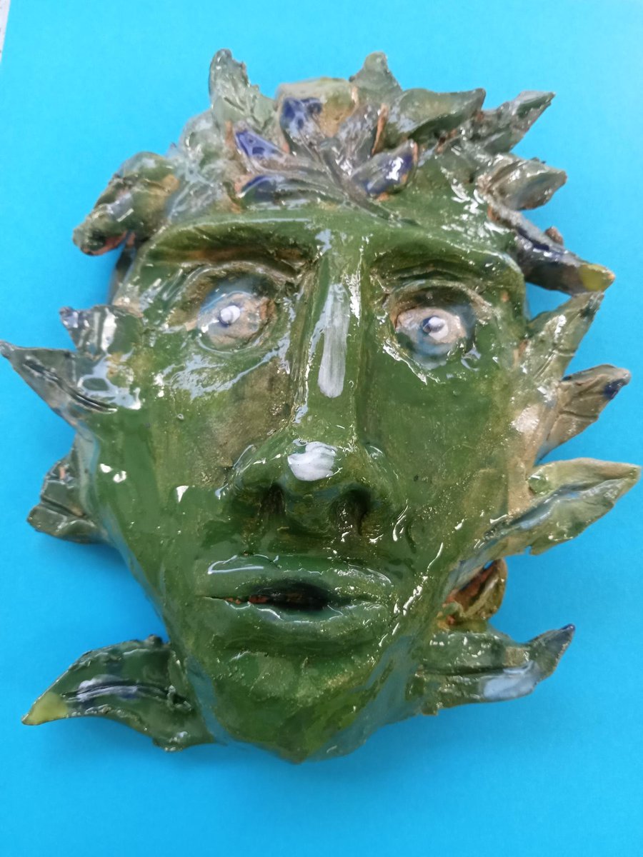 PATKingsSchool's tweet image. Year 9 have been creating amazing #GreenMan sculptures in art! 🎨 An amazing sign of Spring #Creativity #Art